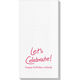 Fun Let's Celebrate Luxury Deville Guest Towels Image 3 of 6